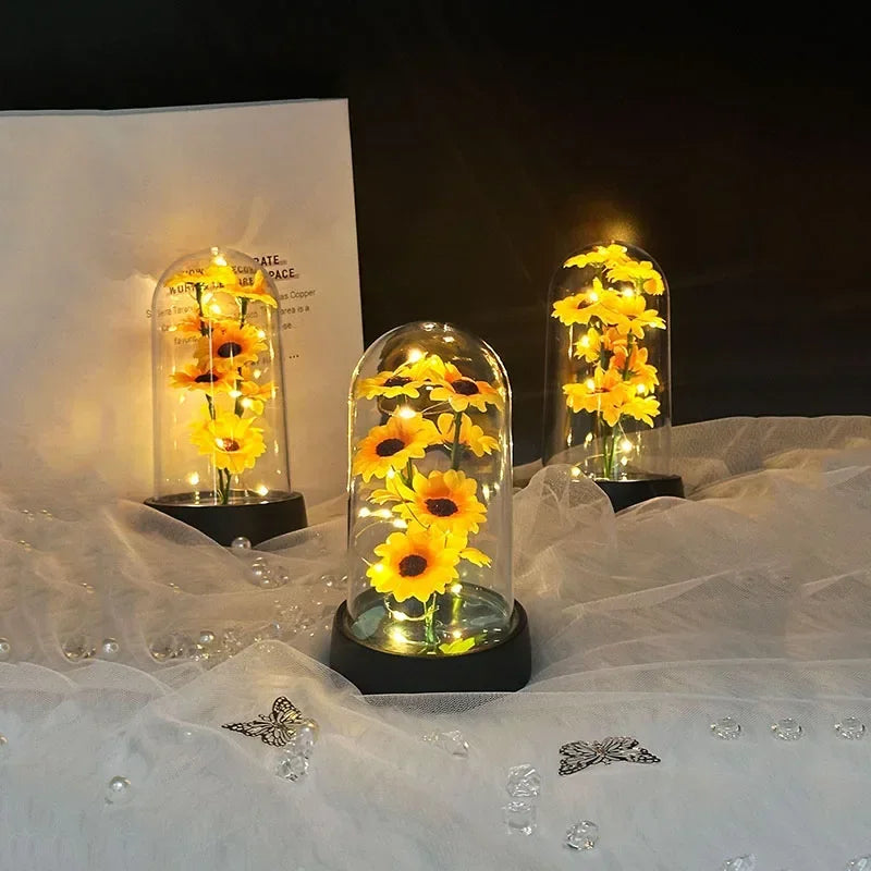 LED Sunflower Light - Artificial Flower Gift for Valentine's & Mother's Day - | The Couple Corner
