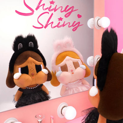 Pop Mart CRYBABY SHINY SHINY SERIES Plush Doll - Pink/Black | The Couple Corner