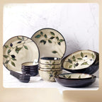 Japanese Ceramic Bowl Set - Vintage Rice, Soup, Salad Bowls
