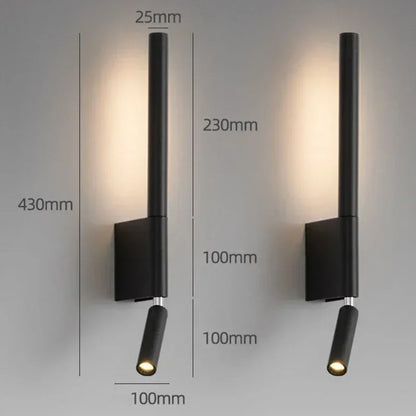 Modern LED Wall Lamp - Indoor Bedroom & Living Room Light Fixture | The Couple Corner
