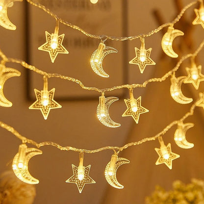 Star & Bubble Ball Fairy Lights - Battery Powered String Lights for Room & Party Decor - | The Couple Corner