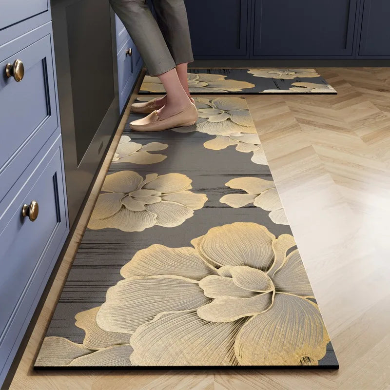 Anti-Fatigue Kitchen Mat - Waterproof Non-Slip Rug for Couples' Cooking Together | The Couple Corner