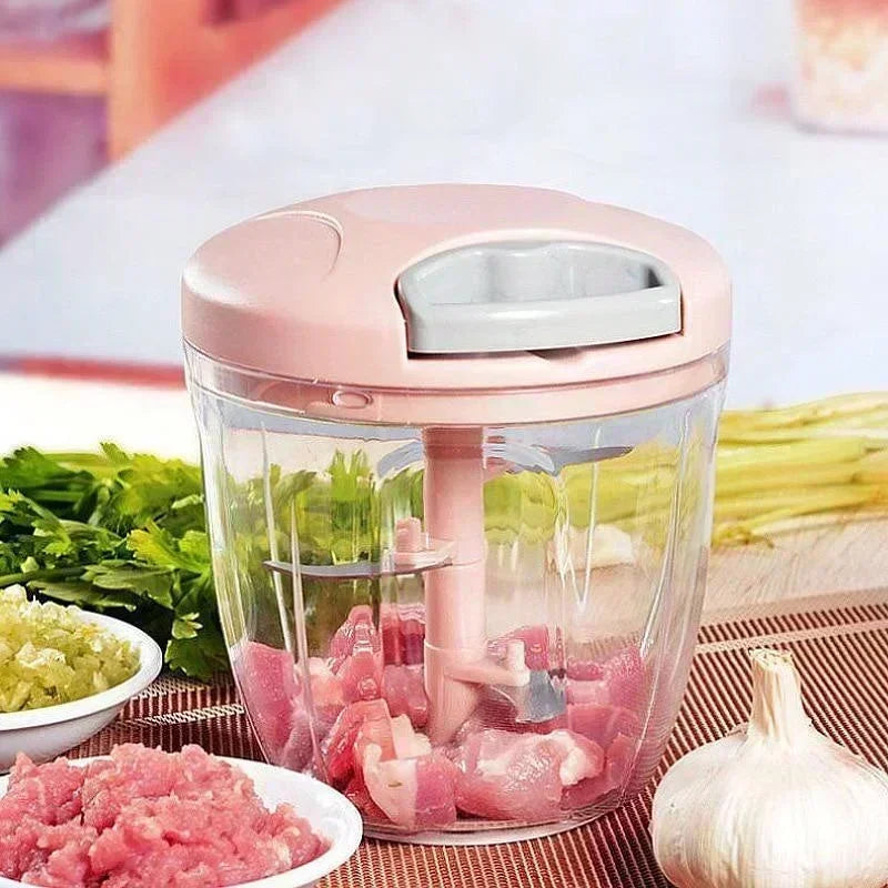 Kitchen Garlic Press - Manual Multi-Function Grinder & Chopper for Effortless Shared Cooking | Kitchen The Couple Corner