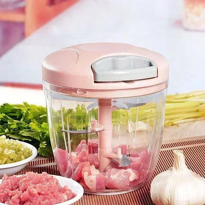 Kitchen Garlic Press - Manual Multi-Function Grinder & Chopper for Effortless Shared Cooking | Kitchen The Couple Corner
