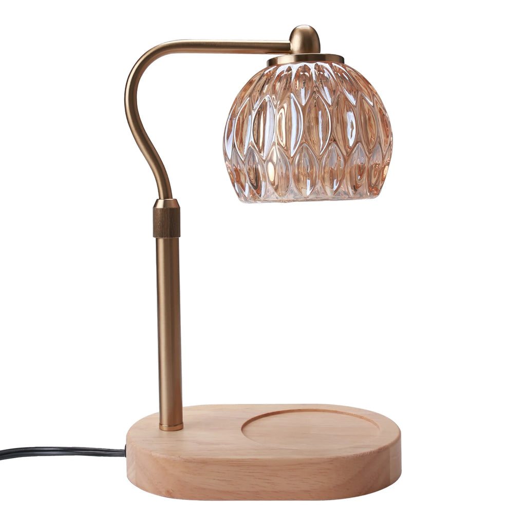 Romantic Candle Warmer Lamp for Couples - Adjustable Height with Timer & Dimmer for Bedroom Ambiance & Safe Flameless Nights