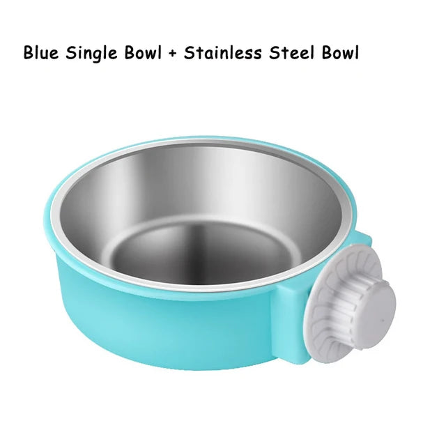 Hanging Pet Feeding Bowl - Non-Slip Stainless Steel for Cats & Dogs | Pet Bowl The Couple Corner