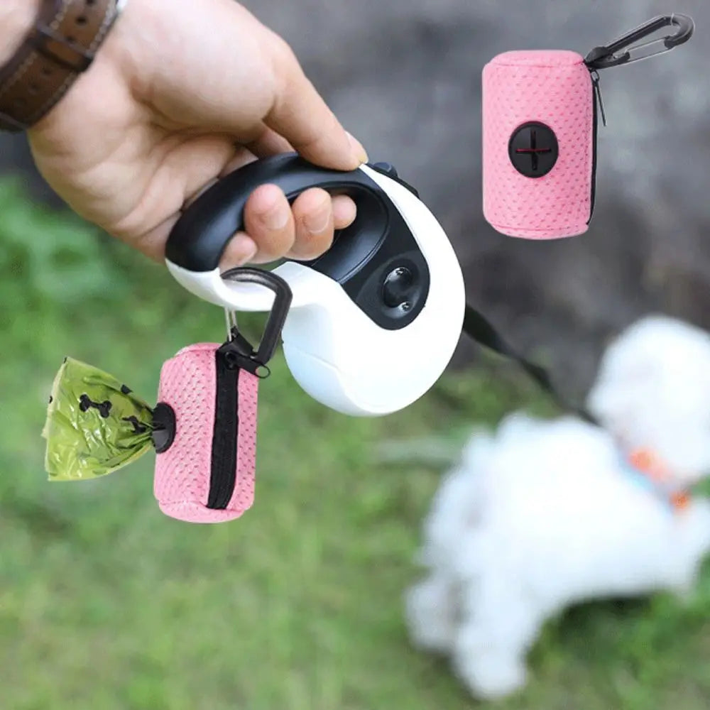 Dog Poop Bag Dispenser - Hangable Leash Attachment for Dog Walks | Dog Accessory The Couple Corner