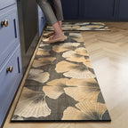 Luxury Anti-Fatigue Kitchen Mat for Couples - Waterproof Non-Slip Rug for Comfortable Standing