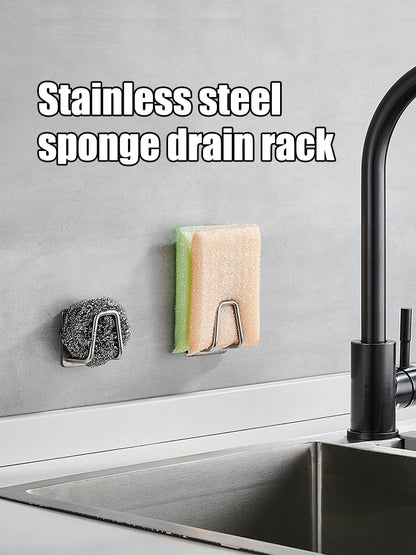 Stainless Steel Sponge Holder - Rust-Proof Sink Organizer for Shared Kitchens | The Couple Corner