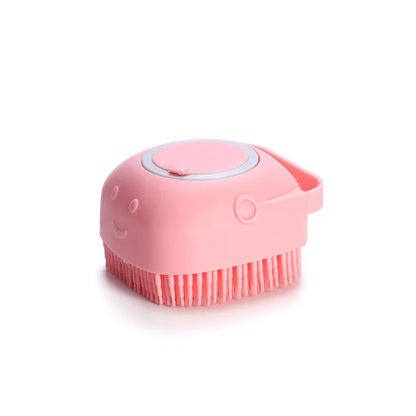 Pet Bathing Brush – Soft Silicone Massager for Dogs and Cats