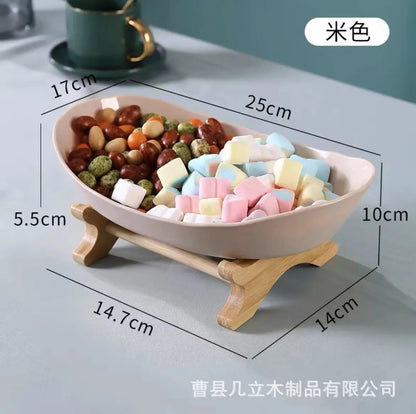 Plastic Fruit Plate Stand - Modern Snack Dish for Couples | The Couple Corner