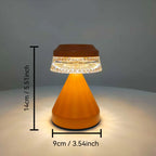 Mini Portable Touch Light for Couples - 3-Mode Rechargeable Keychain Lamp for Books and Travel