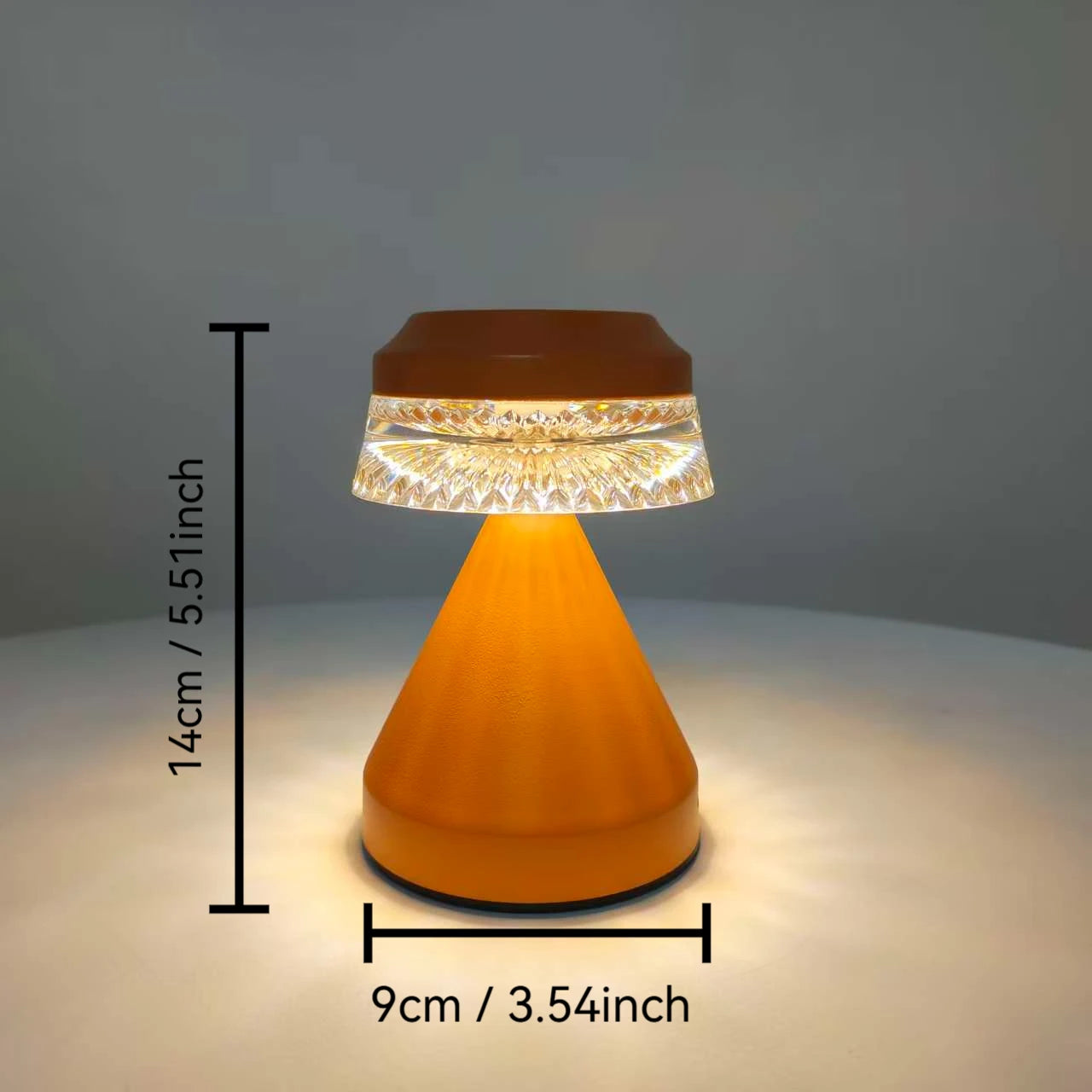 Mini Portable Touch Light for Couples - 3-Mode Rechargeable Keychain Lamp for Books and Travel