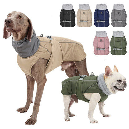 Luxury Winter Jacket for Dogs - Waterproof & Reflective Warm Coat