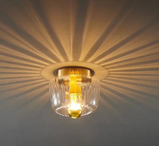 Nordic Wall Sconce - Vintage Glass Lamp for Romantic Bedroom Ambiance | The Couple Corner