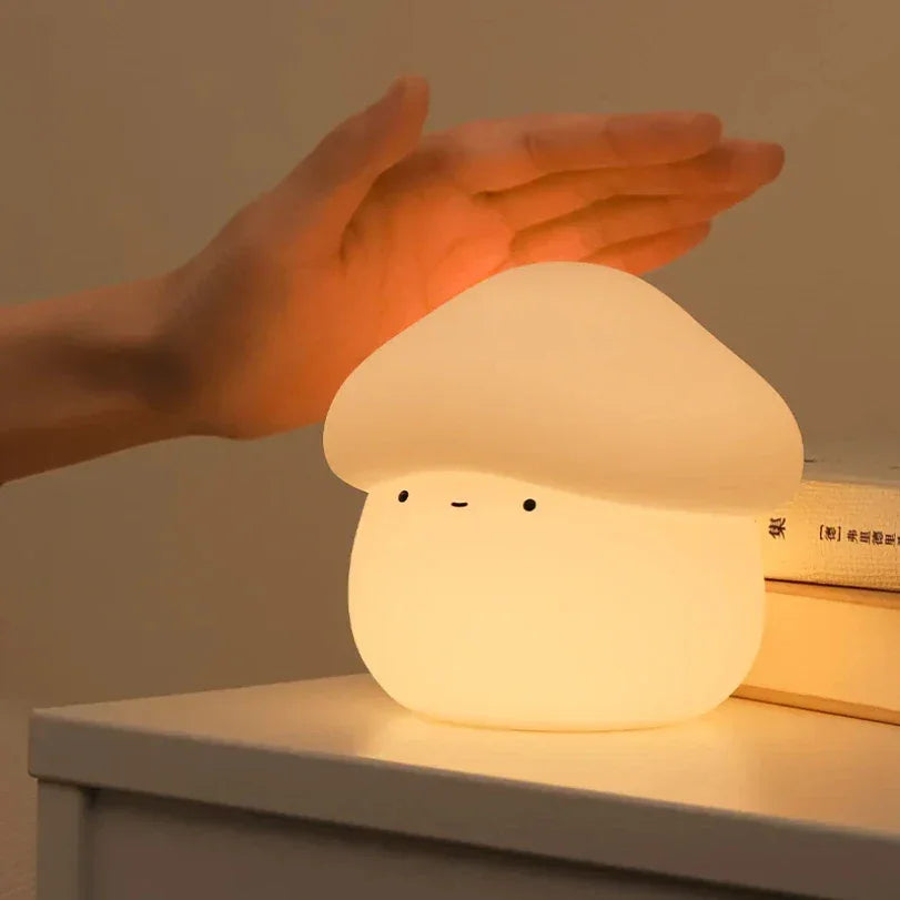 Mushroom Night Light - Cozy Bedside Lamp for Couples' Peaceful Evenings | The Couple Corner