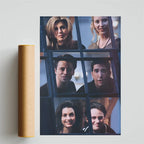 Friends TV Show Canvas Art - Customizable Couples Wall Decor for Living Room & Shared Memory Displays