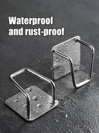 Couples Kitchen Harmony Sponge Holder - Rust-Proof Stainless Steel Sink Organizer for Shared Space Bliss