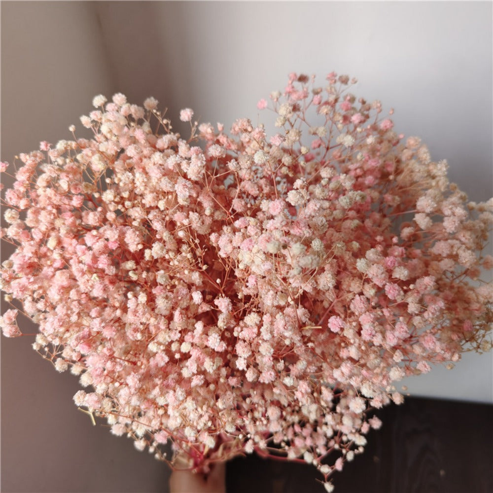 Dried Baby's Breath Bouquet - Wedding & Anniversary Decor - | The Couple Corner