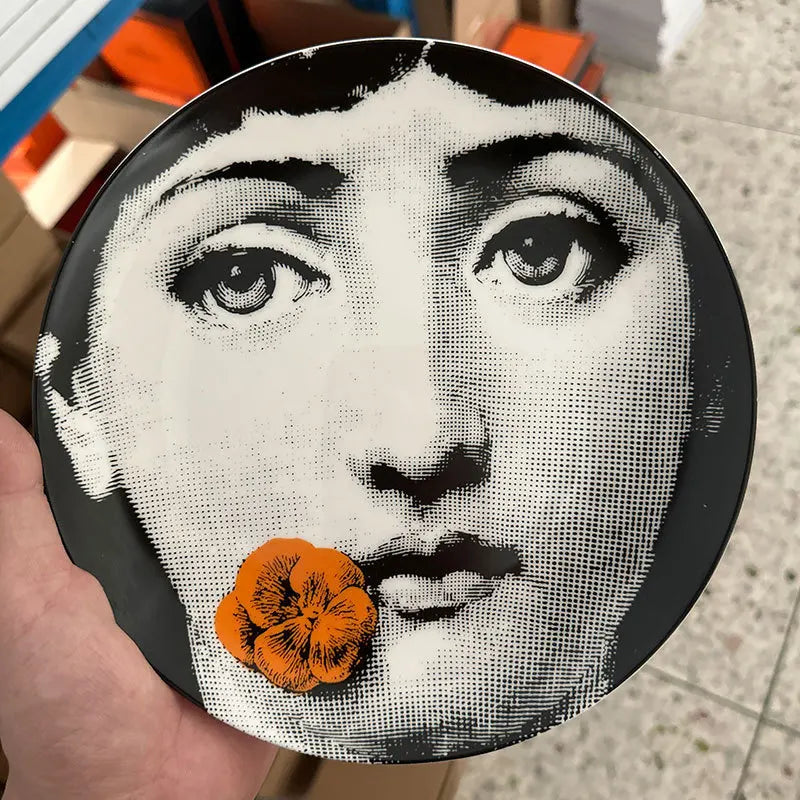 8-Inch Ceramic Ring Jewelry Dish - Designer Decorative Plate for Couples | The Couple Corner