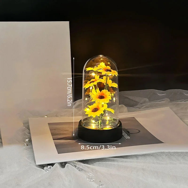 LED Sunflower Light - Artificial Flower Gift for Valentine's & Mother's Day - | The Couple Corner