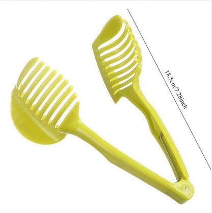 Stainless Steel Onion Holder & Vegetable Slicer - Safe Cutting Tool | The Couple Corner