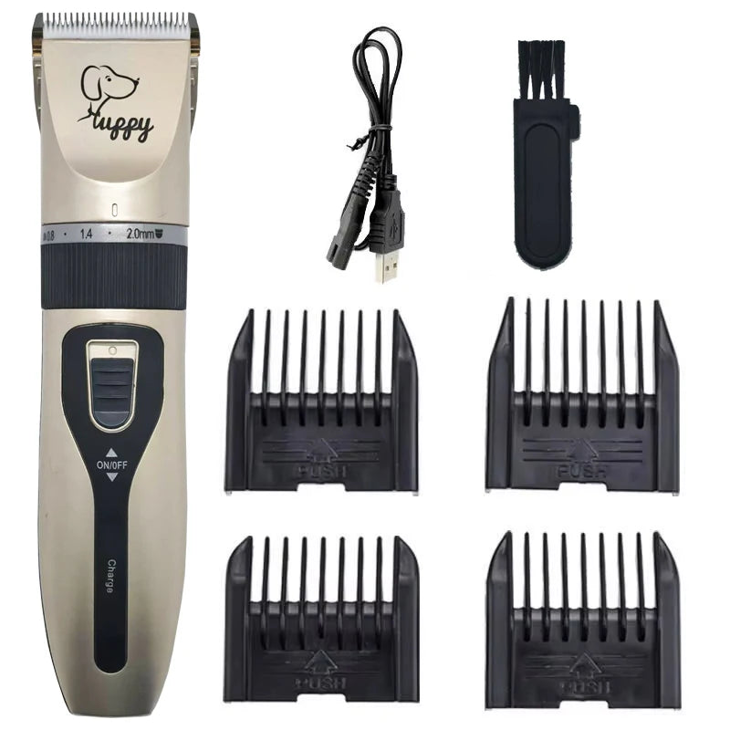 RikiSky Professional Dog Clipper - Rechargeable Hair Trimmer Set