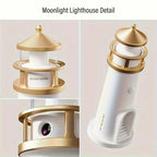 Rechargeable Lighthouse Night Light for Couples - Motion-Activated Dimmable Glow for Bedroom Ambiance