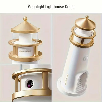 Rechargeable Lighthouse Night Light for Couples - Motion-Activated Dimmable Glow for Bedroom Ambiance | The Couple Corner