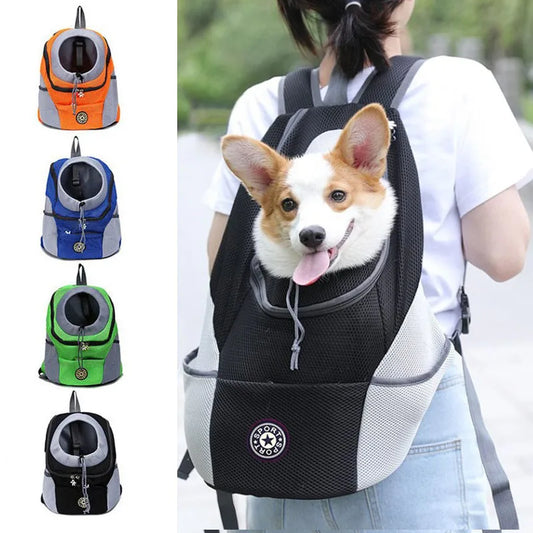 Breathable Dog Carrier Backpack - Travel Pet Bag