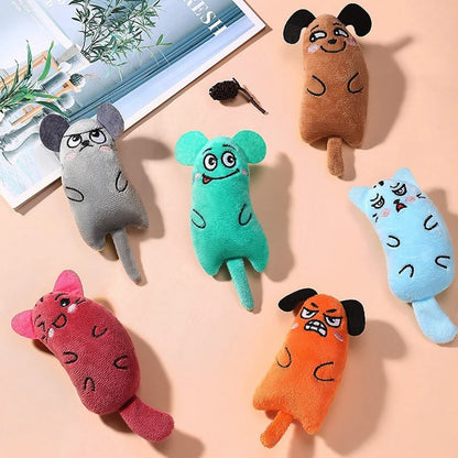 Cartoon Cat and Dog Shaped Plush Toys