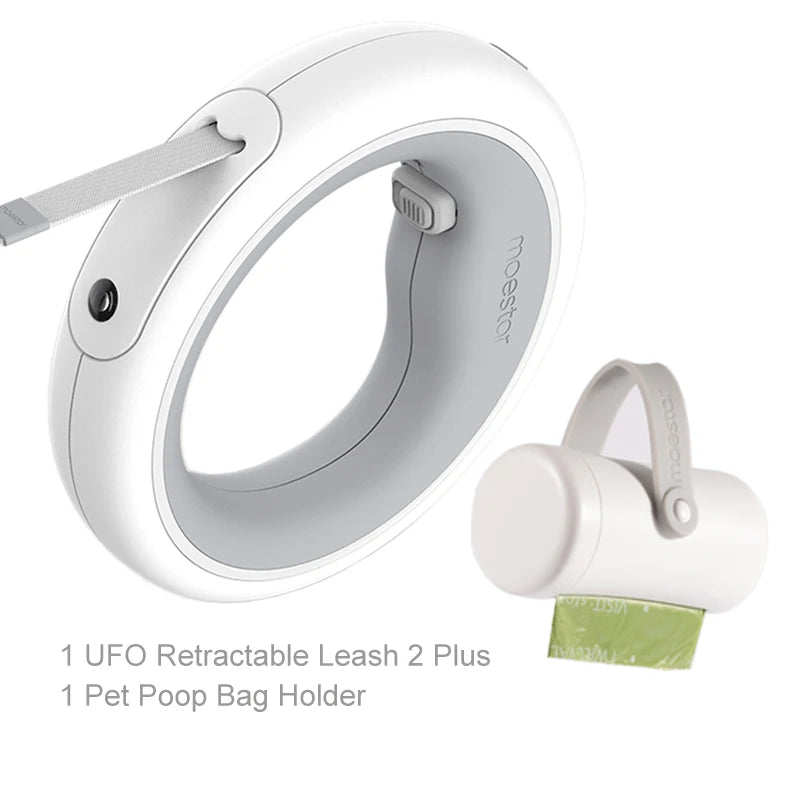 MOESTAR Retractable Dog Leash - Walking Rope with Rechargeable LED Flashlight | Dog Leash The Couple Corner