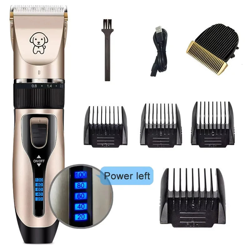 RikiSky Professional Dog Clipper - Rechargeable Hair Trimmer Set