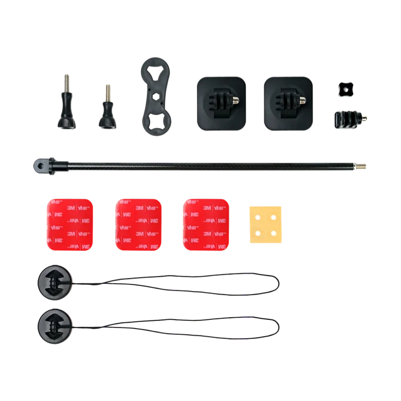 Insta360 Unicorn Helmet Mount (New Version) for ONE X2, ONE R, GO2(must be assembled with the Carbon Fiber Extension) | The Couple Corner