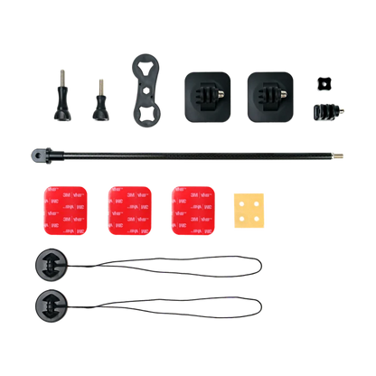 Insta360 Unicorn Helmet Mount (New Version) for ONE X2, ONE R, GO2(must be assembled with the Carbon Fiber Extension) | The Couple Corner