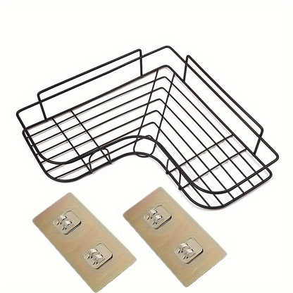 No-Drill Shower Shelf - Corner Organizer for Couples' Shared Bathroom | The Couple Corner
