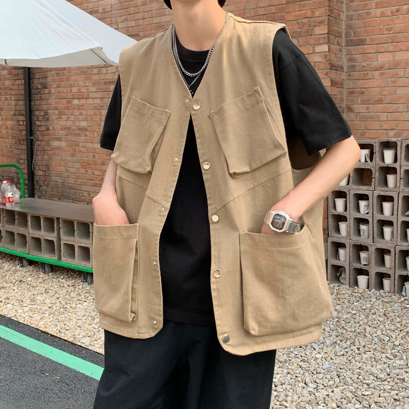 港日無袖背心外套