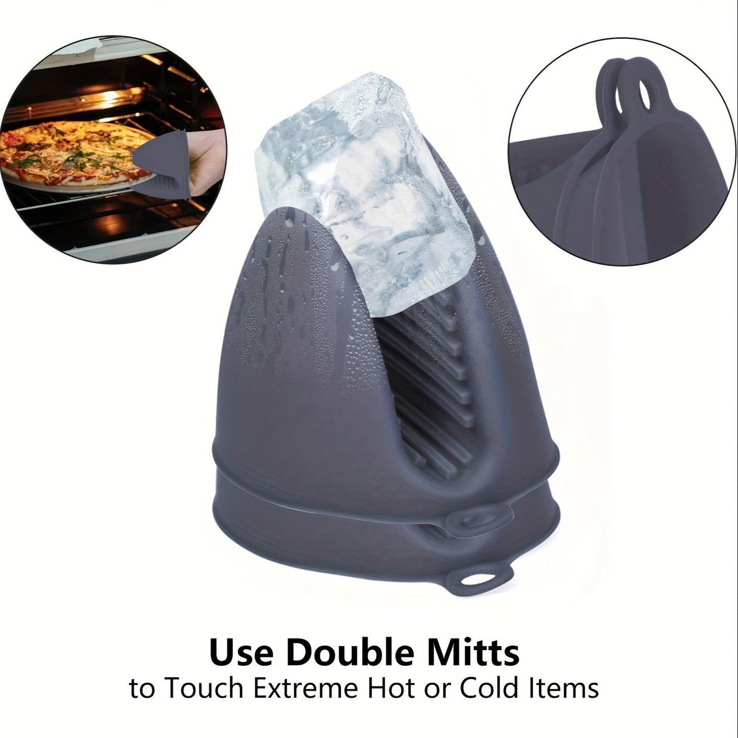 Couples Kitchen Mitts Set - Heat Resistant Silicone Oven Gloves for Safe Cooking & Baking Together | The Couple Corner