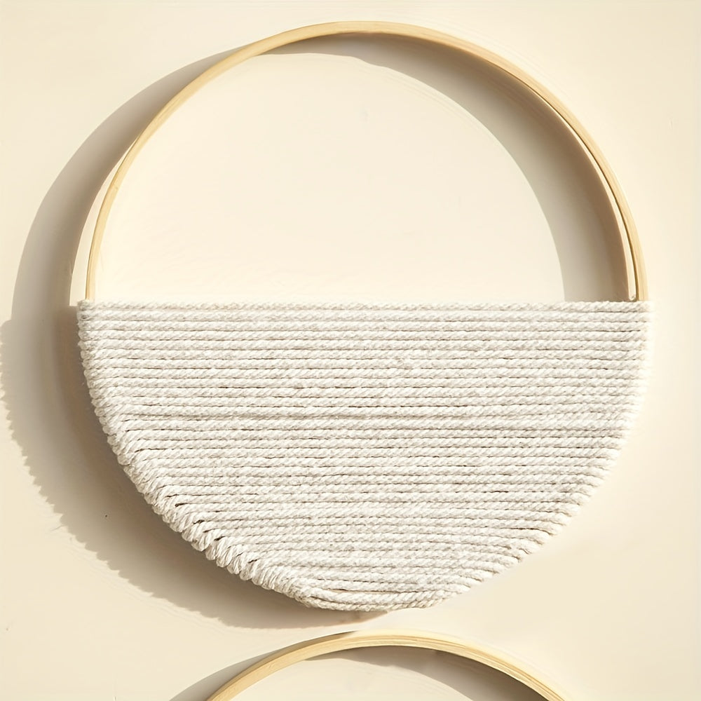Macrame Wall Art - Handmade Boho Circle Hangings for Couples' Bedroom Decor | The Couple Corner