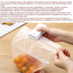 Food Saver - Cordless Mini Vacuum Sealer for Freshness Preservation & Shared Kitchen Goals