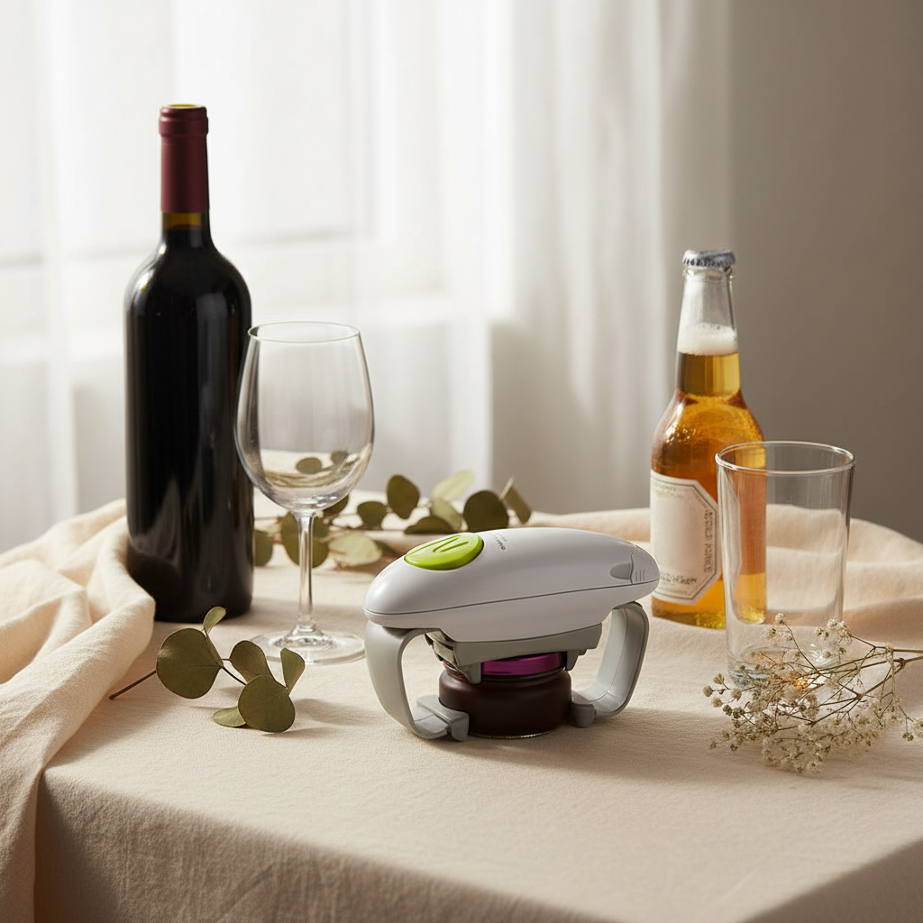 Electric Automatic Bottle Opener - Effortless Wine & Beer Opening Tool - | The Couple Corner