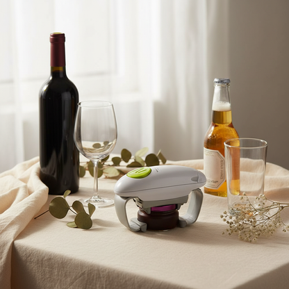 Electric Automatic Bottle Opener - Effortless Wine & Beer Opening Tool - | The Couple Corner