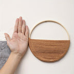 Macrame Circle Wall Art Set for Couples - Handmade Boho Wall Hanging for Bedroom & Living Room Decor