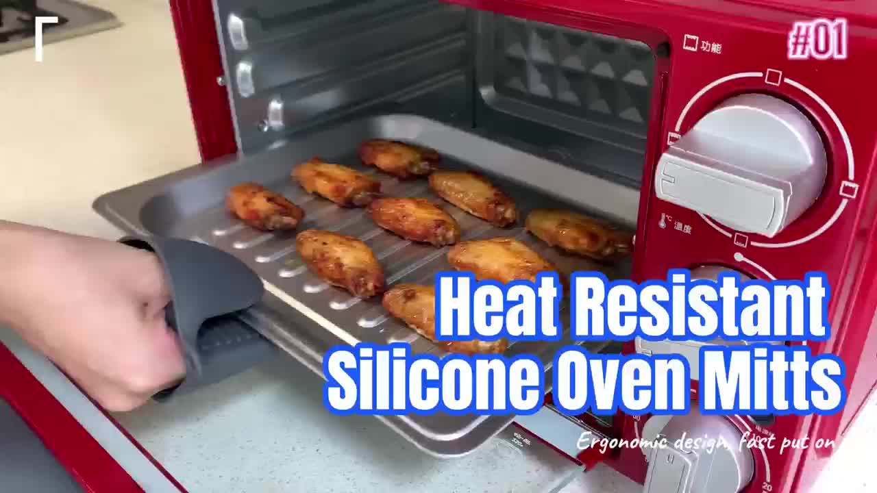 Couples Kitchen Mitts Set - Heat Resistant Silicone Oven Gloves for Safe Cooking & Baking Together | The Couple Corner