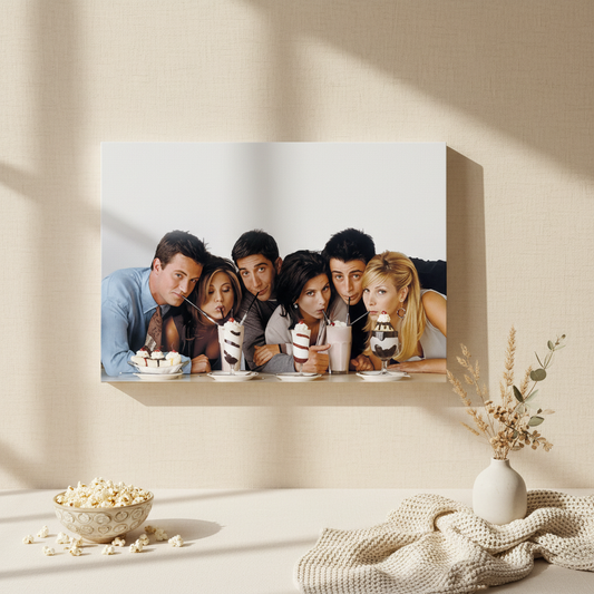 Friends TV Show Canvas Art - Personalized Wall Decor for Couples Who Love Friends - | The Couple Corner