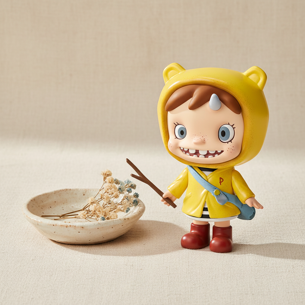 Pop Mart Polar's Adventure on Rainy Days Figure - Cute Collectible - | The Couple Corner