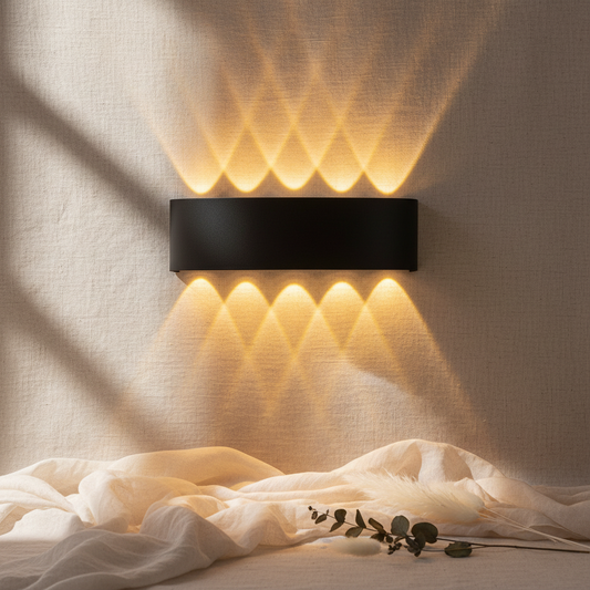Romantic Up & Down Wall Lamp - Waterproof LED Mood Lighting for Couples' Bedroom, Balcony & Outdoor Spaces - | The Couple Corner