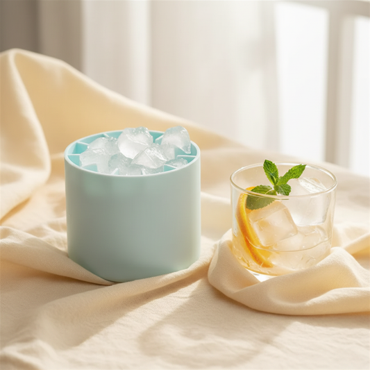Silicone Ice Mold - Cylinder Ice Maker for Couples' Cocktail Nights at Home - | The Couple Corner