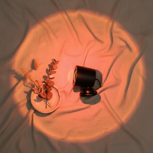 Sunset Projection Lamp for Couples - 16-Color Ambiance Light for Romantic Bedrooms & Wall Decor - | The Couple Corner